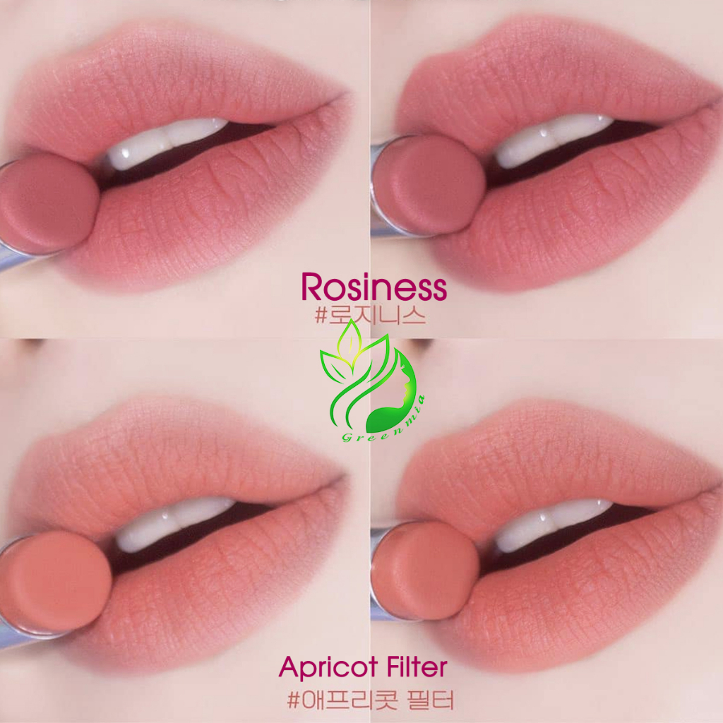 Son Thỏi 3CE Blur Matte Lipstick Apricot Filter Tông Màu Cam San Hô 4g Mịn Lì Mờ Ảo Nhẹ Tênh