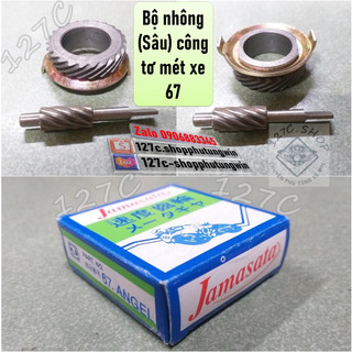 Bộ nhông công tơ mét 67 72 / nhông khế 67 72