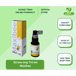 Xịt họng keo ong Maxibee Kids Giảm ho, giảm khò khè, giảm đau họng, tăng miễn dịch cho bé