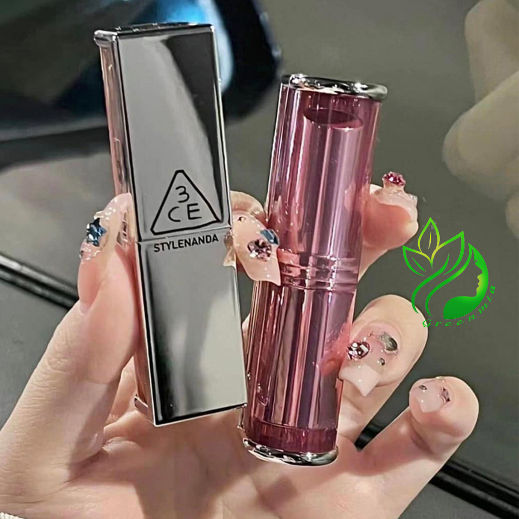 Son Thỏi 3CE Blur Matte Lipstick Misty Day Tông Màu Hồng San Hô Pha Một Chút Tím Nude Nhẹ Nhàng 4g Mịn Lì Mờ Ảo Nhẹ Tênh