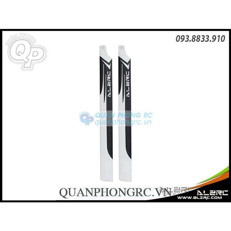 ALZRC Carbon Fiber Blades 370mm Standard CFB-SD-370