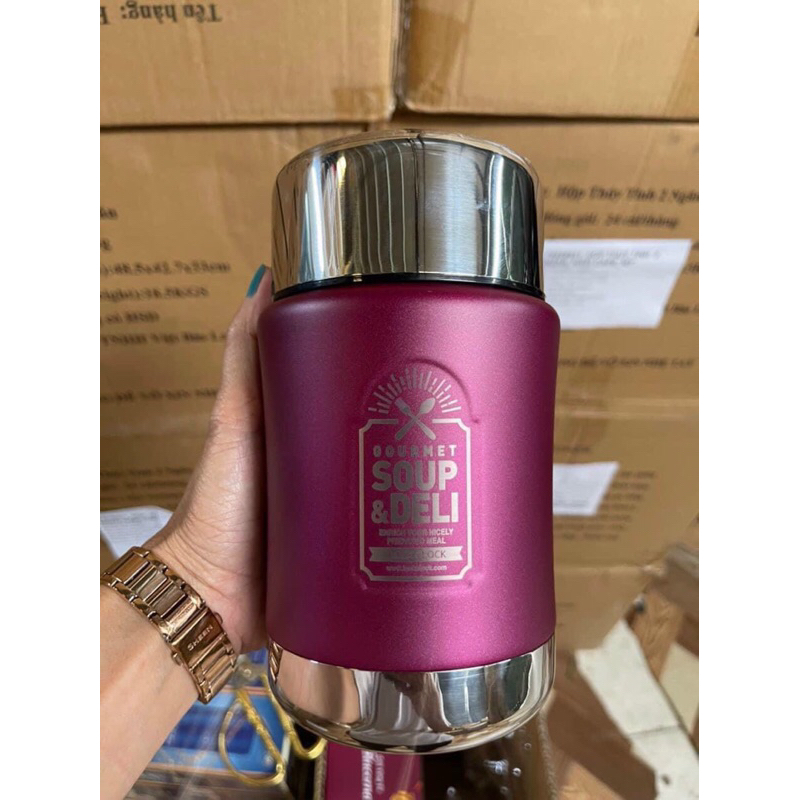 Bình ủ cháo lock& lock 500ml quà tặng của glucerna