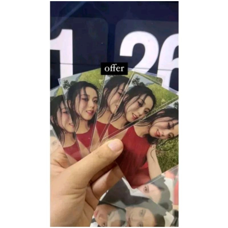 CARD OFF ALBUM ME JISOO BLACKPINK (Đọc kĩ mô tả)