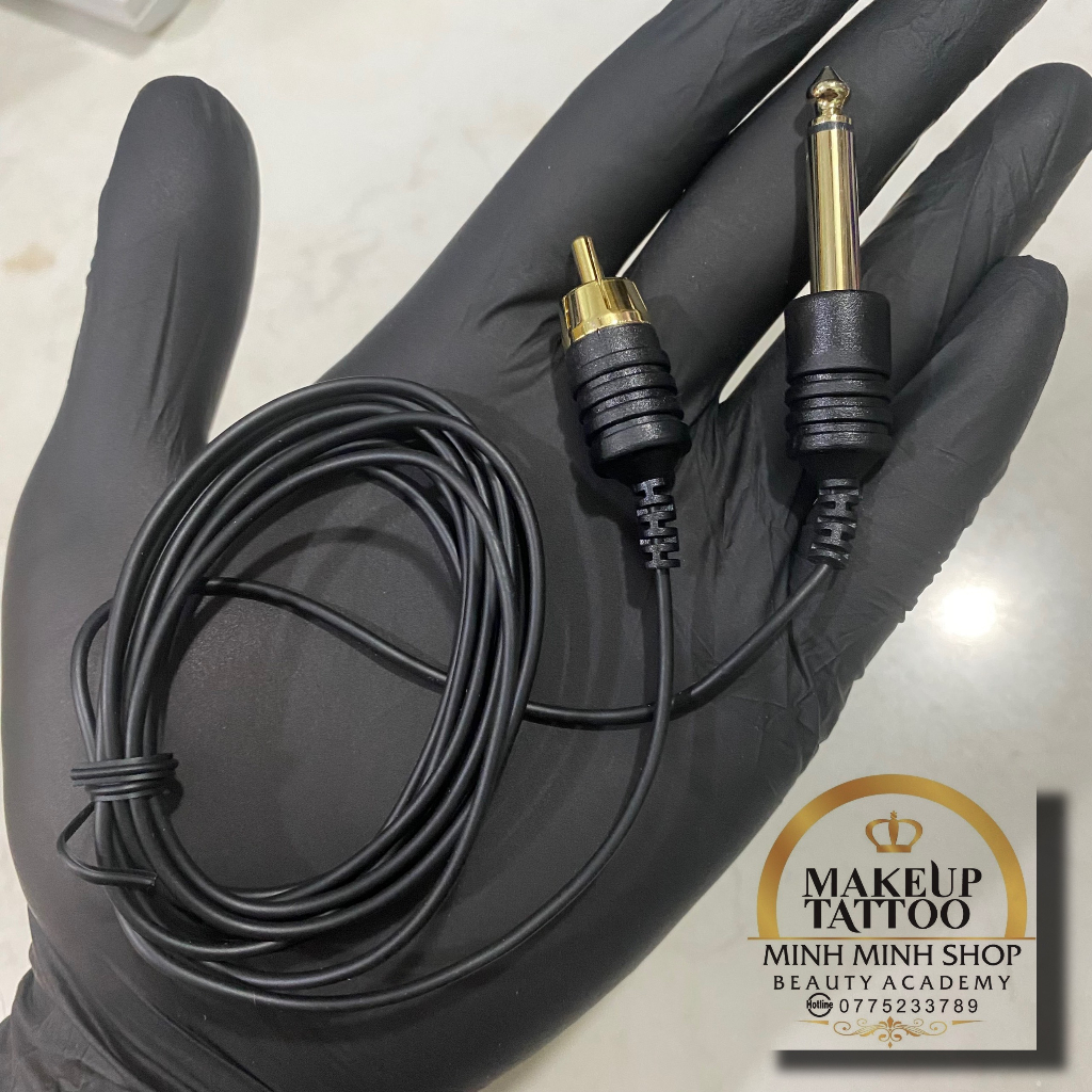 Dây Nguồn RCA Chuẩn Máy PEN Phun Xăm Thẩm Mỹ Chính Hãng