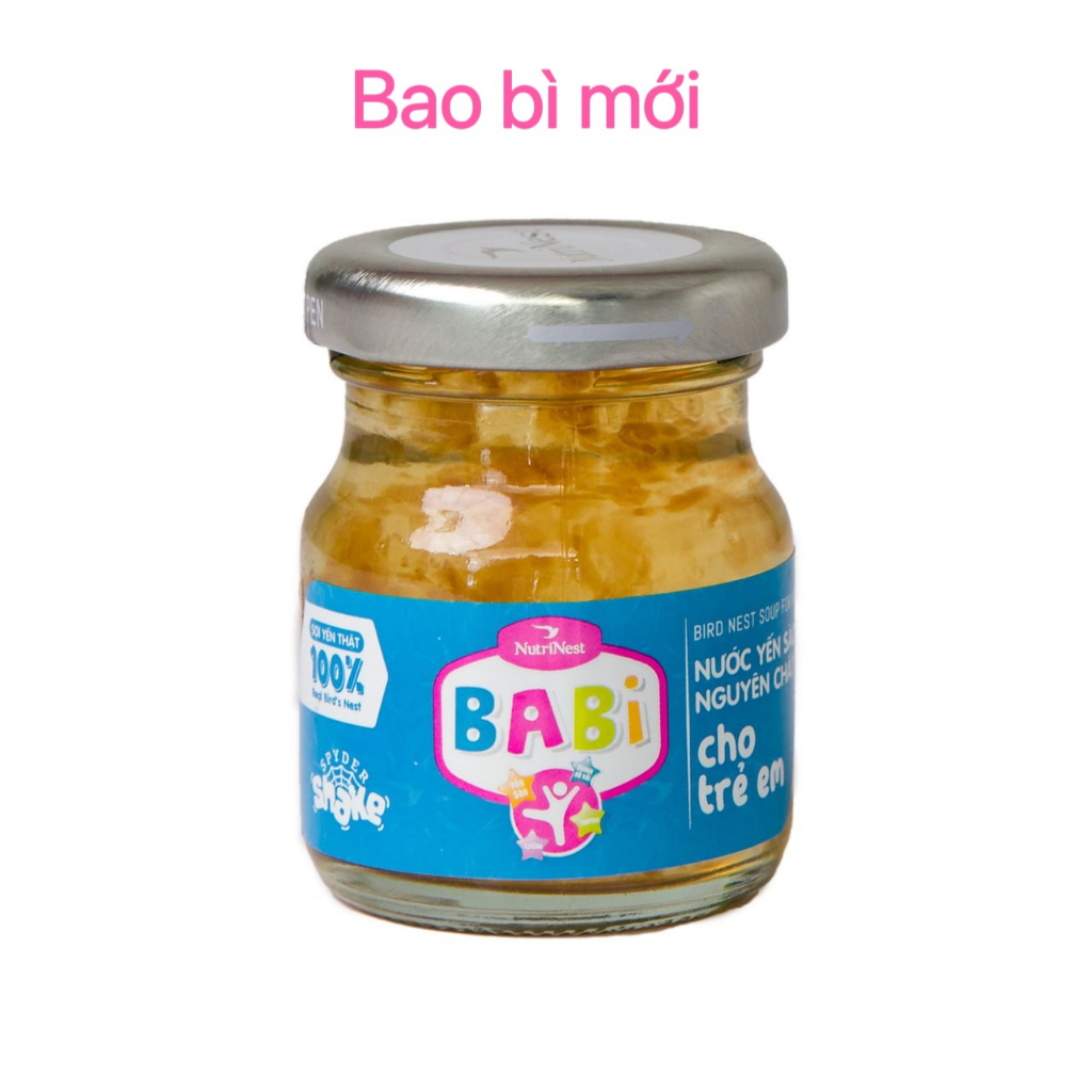 Babi Nước Yến Sào Cho Trẻ Em Sợi Yến Thật 100% - NUTRINEST - Hũ Đơn (42g)