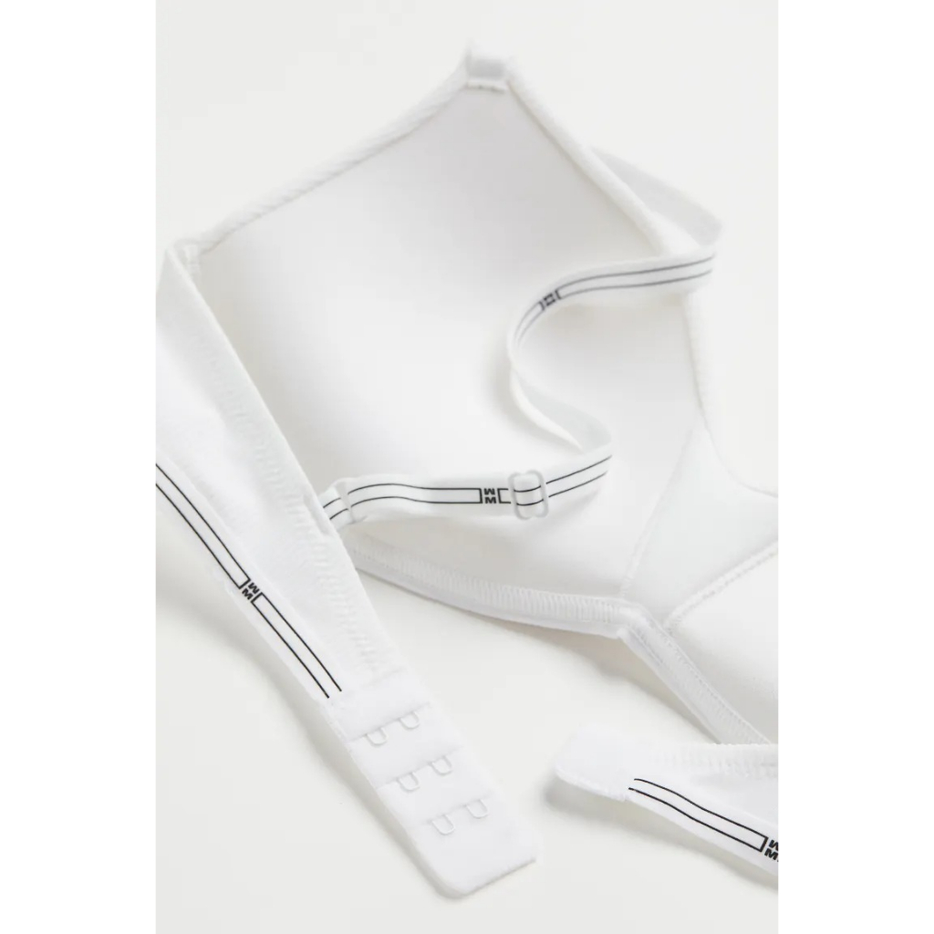 Áo lót bra không gọng có gọng trắng HM H&M_hàng chính hãng authentic