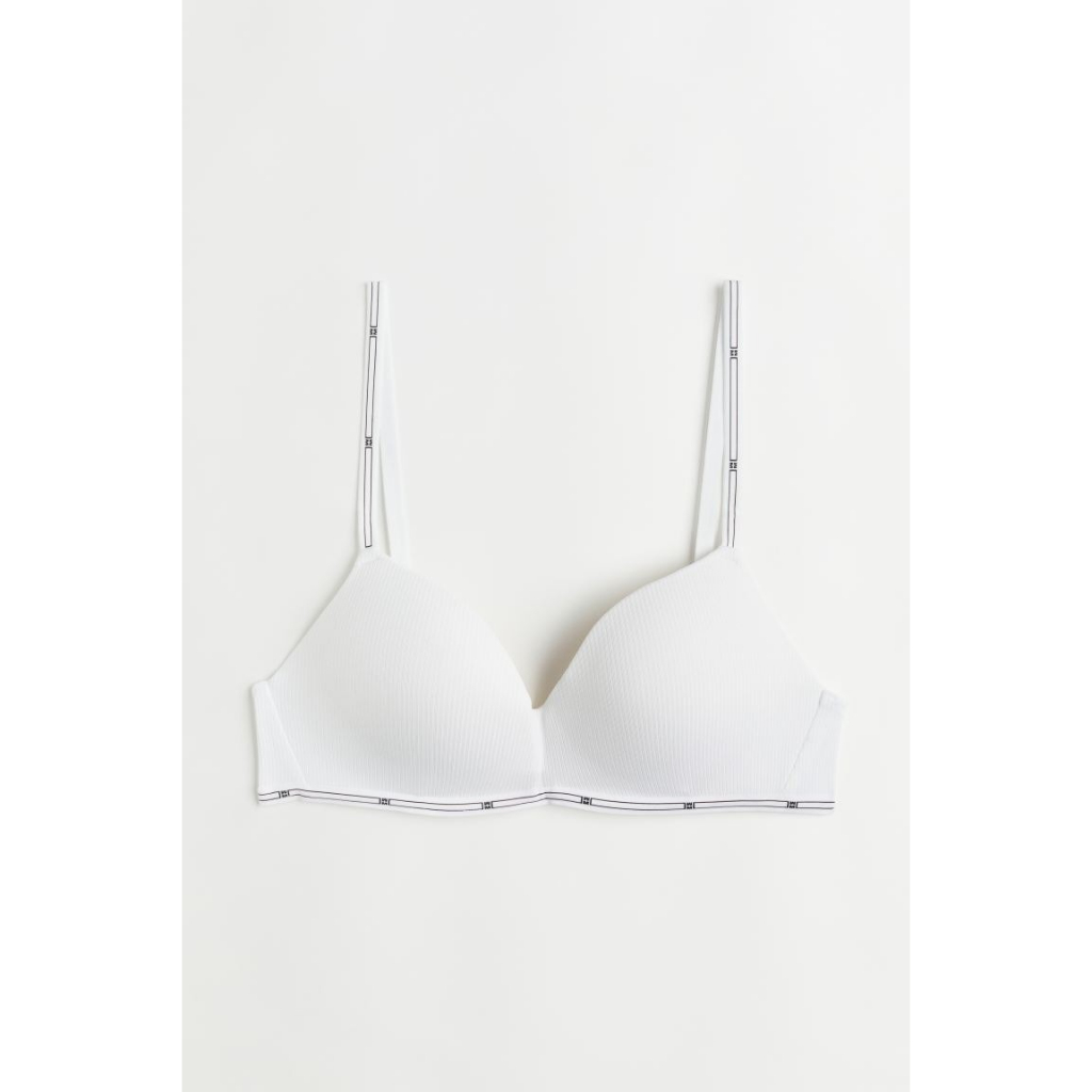 Áo lót bra không gọng có gọng trắng HM H&M_hàng chính hãng authentic