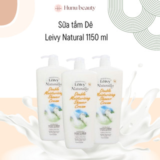 Sữa tắm Dê Leivy Natural, Sữa tắm trắng da, dưỡng ẩm Leivy Nhân Lộc Tinh chất sữa dê cao cấp chính hãng