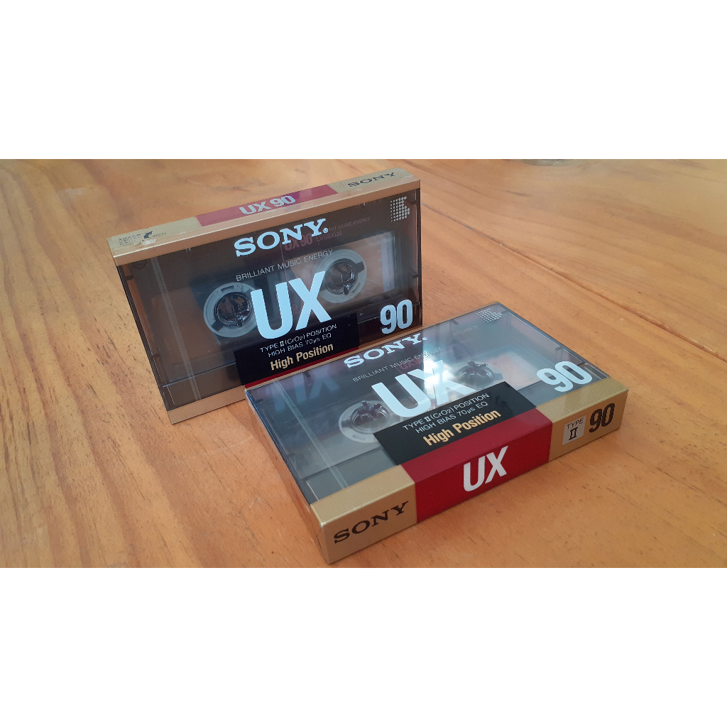 Băng Cassette SONY UX 60, 90 Type II Chrome  - Hàng mới nguyên seal Nhật Bản