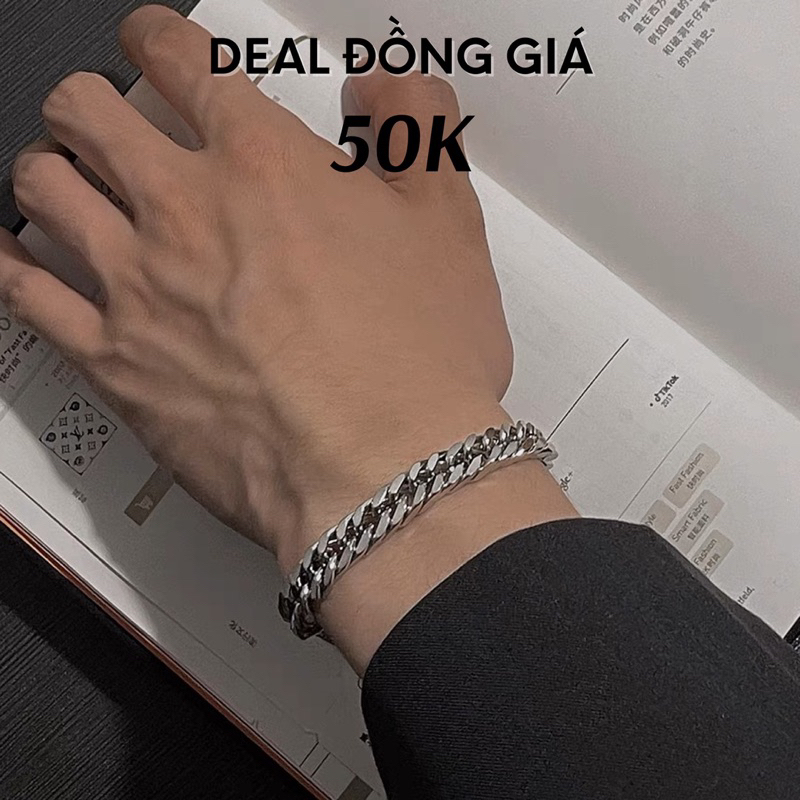 Vòng Tay Trơn Mắt Xích Tết Nối SIZE 7MM - THÉP KHÔNG GỈ - VT028