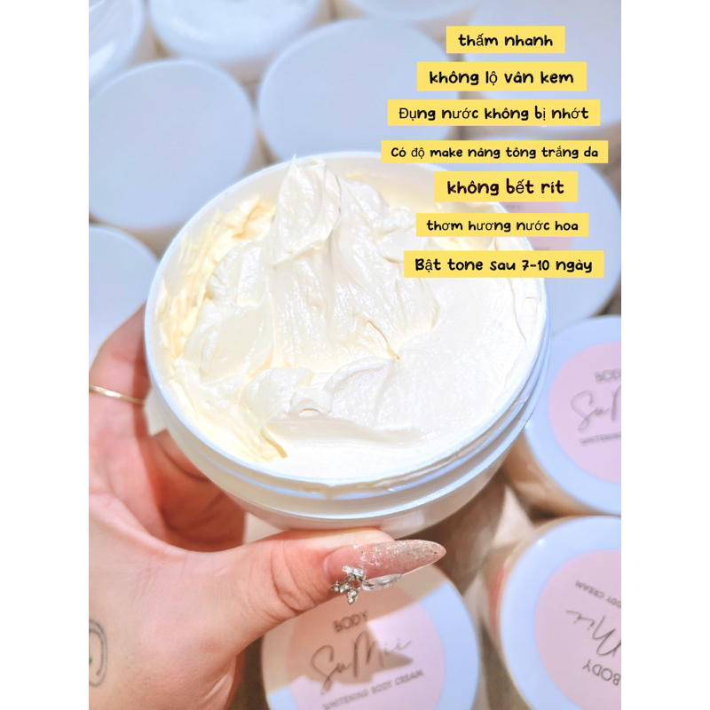 Kem Body SuMii SPF 50+  hũ 250g Có Fback của khách ảnh sau