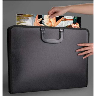 Cặp Đựng Tranh Vẽ Portfolio Màu Đen A3