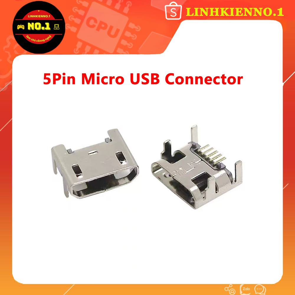 Jack kết nối MicroUSB/ MiniUSB 5P/ USB 3.1 Type-C
