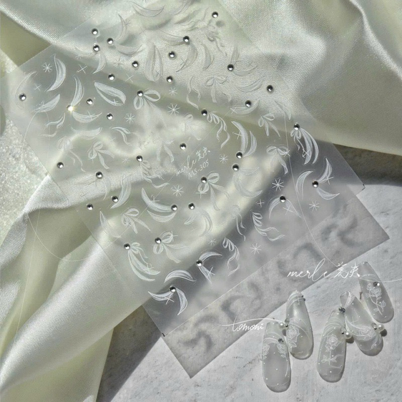 Sticker lụa dán móng cao cấp