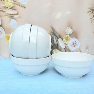 Tô sứ ngấn, tô phở 7inch 18cm- tô ngấn sứ trắng siêu dày , bát sứ đựng cơm canh ,tô bún phở
