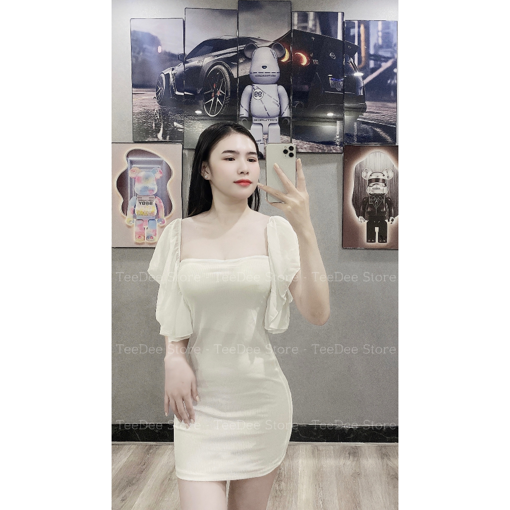 Body Ngắn Tay Cánh Tiên Form <56Kg (Đen, Đỏ Trắng)