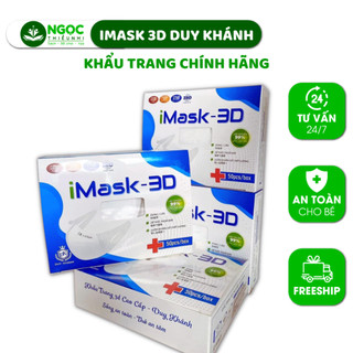 Hộp 50 chiếc khẩu trang 3D Imask người lớn - 3D Duy Khánh iMask- Công nghệ Nhật Bản