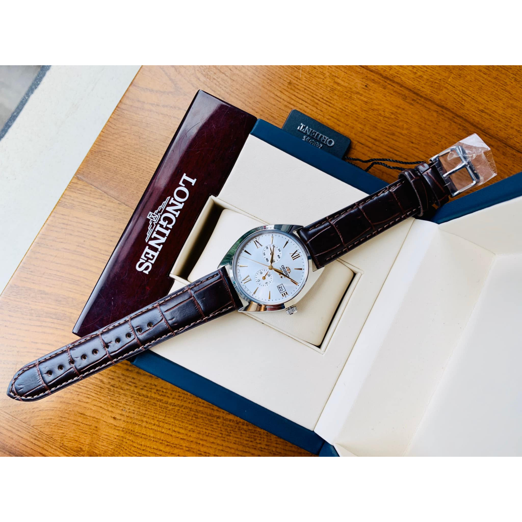 Đồng hồ nam dây da Orient Automatic Three Star Altair RA-AK0508S10B