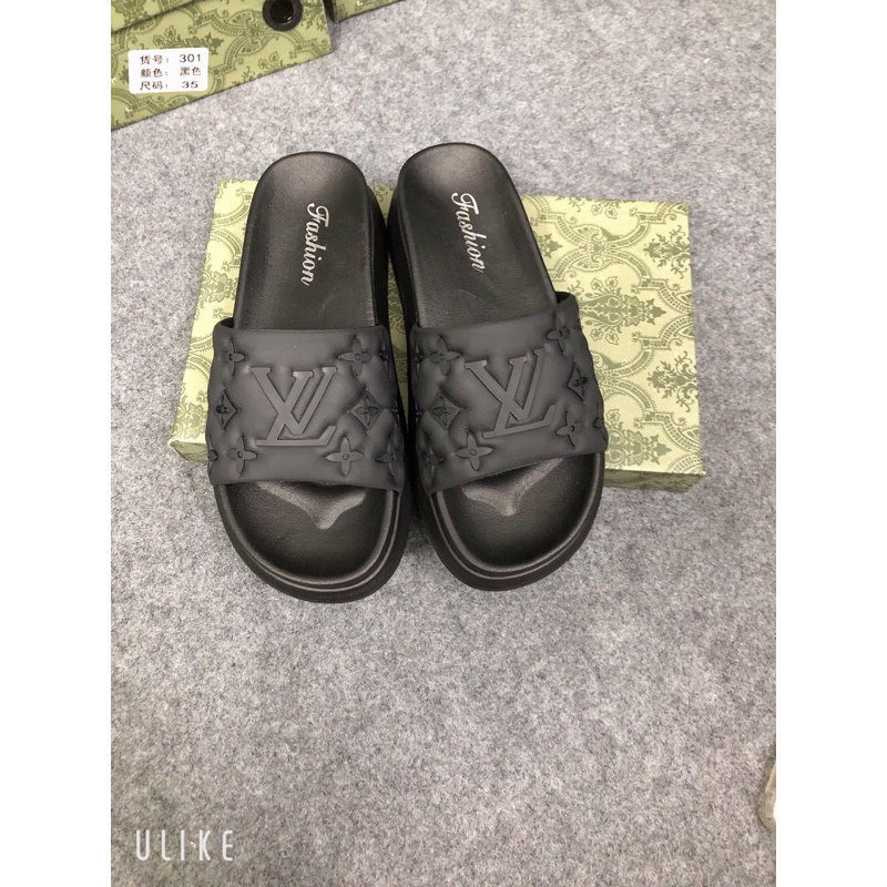 Dép L.V nhựa đúc dẻo đế 5p hàng QC loại 1 siêu nhẹ êm