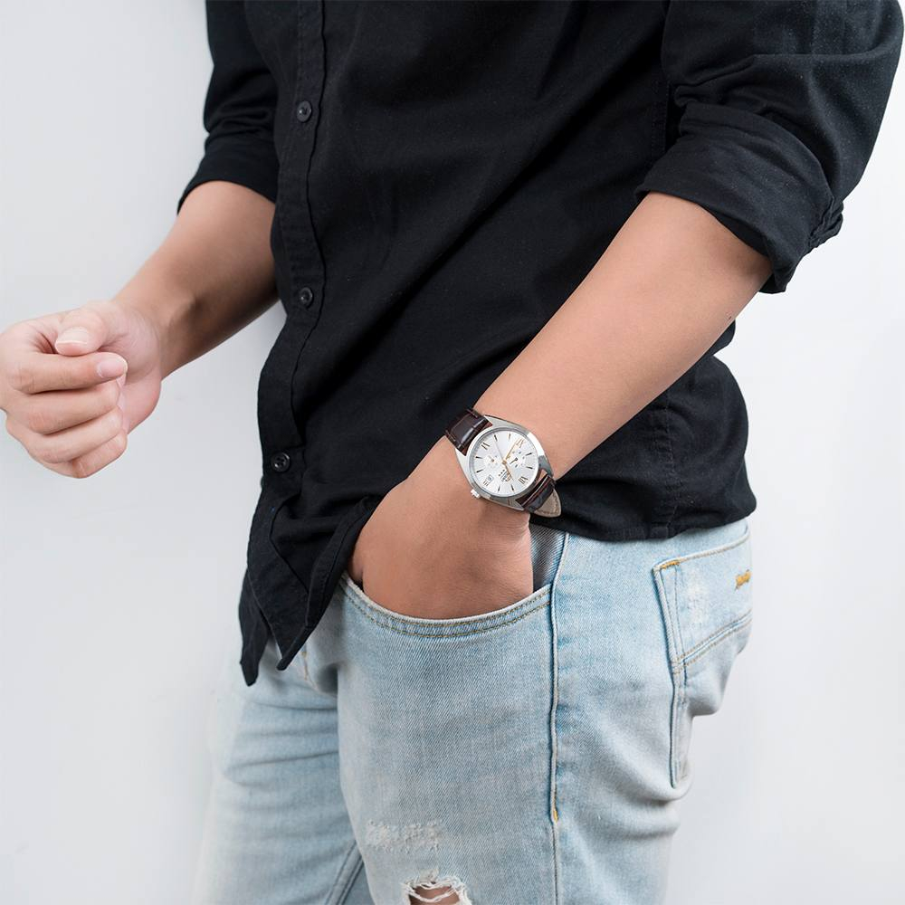 Đồng hồ nam dây da Orient Automatic Three Star Altair RA-AK0508S10B