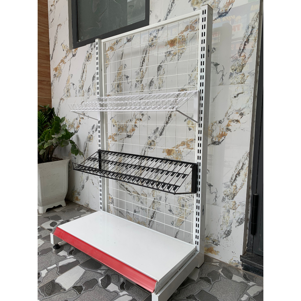 Kệ trưng bày giày dép/ kệ để dép 3 tầng dài 70cm cao 1m2