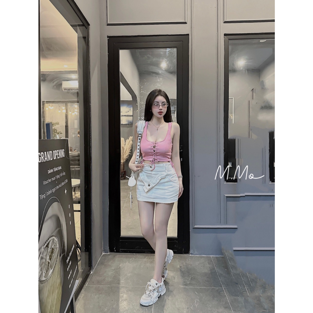 Set áo ba lỗ + cvay Hot hit