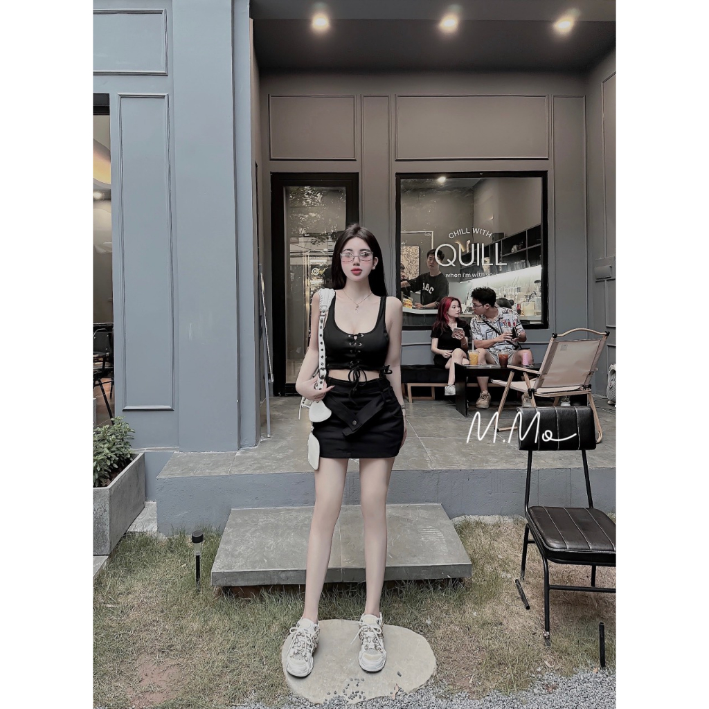 Set áo ba lỗ + cvay Hot hit