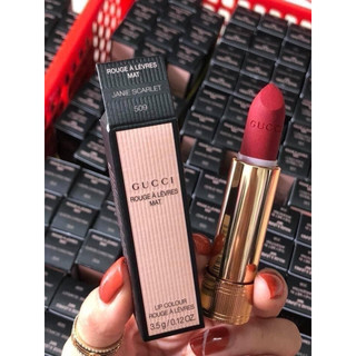[Tặng túi nơ] Fullsize Fullbox Son Gucci 505 Janet Rust Đỏ Đất, Các Màu