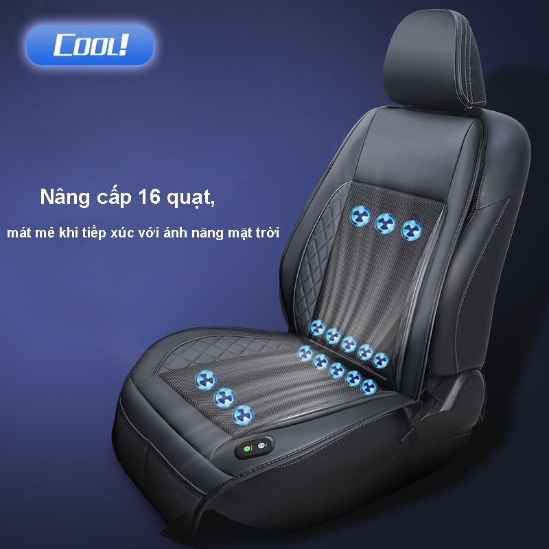 Đệm làm mát ghế ô tô, Đệm điều hòa làm mát lưng trên xe ô tô nguồn 12V