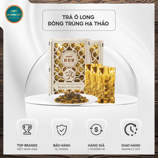 Trà Ô Long Đông Trùng Hạ Thảo Tiến Luật Kim Cương Vàng