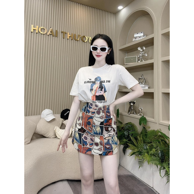 BIGSIZE HIẾU HIẾU ( Set áo thun cô gái 55-100kg )