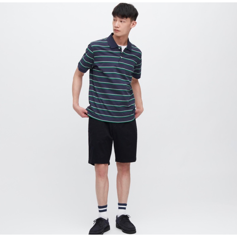 Áo polo nam vải pique Uniqlo