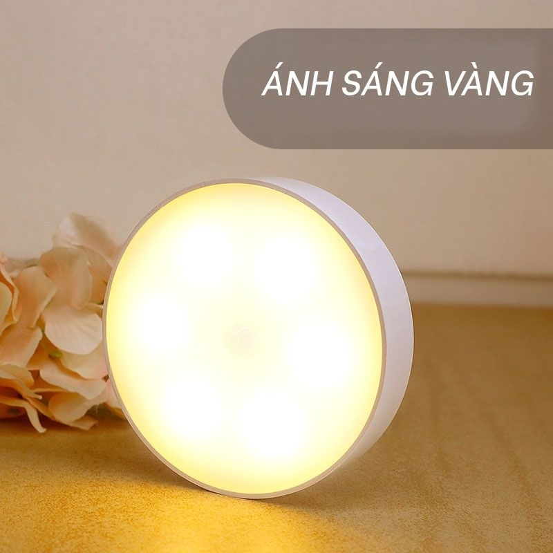 Đèn cảm biến chuyển động FUNA, Đèn Led BK8  tròn cảm ứng dán tường thông minh không dây dán tủ quần áo, cầu thang... | BigBuy360 - bigbuy360.vn