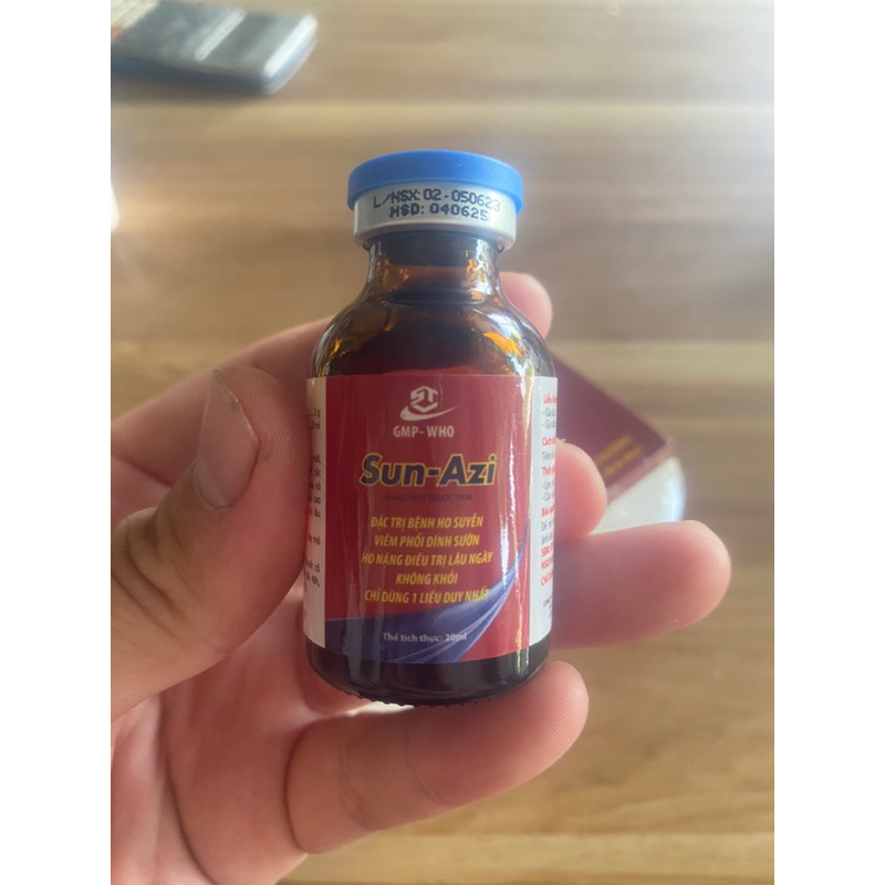 Sun- Azi. Viêm phổi, crd,ort. 20ml