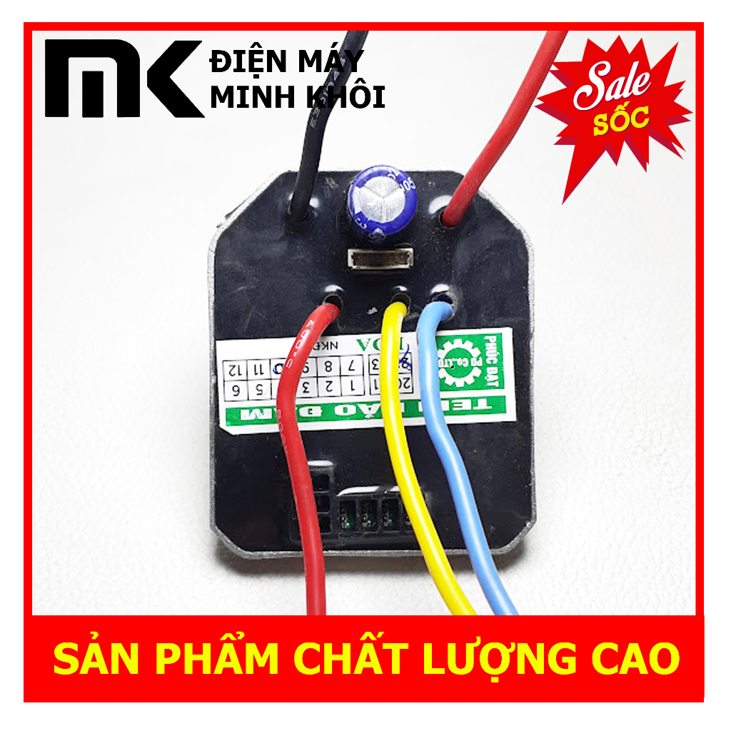 Mạch điều khiển siết Bulong và công tắc