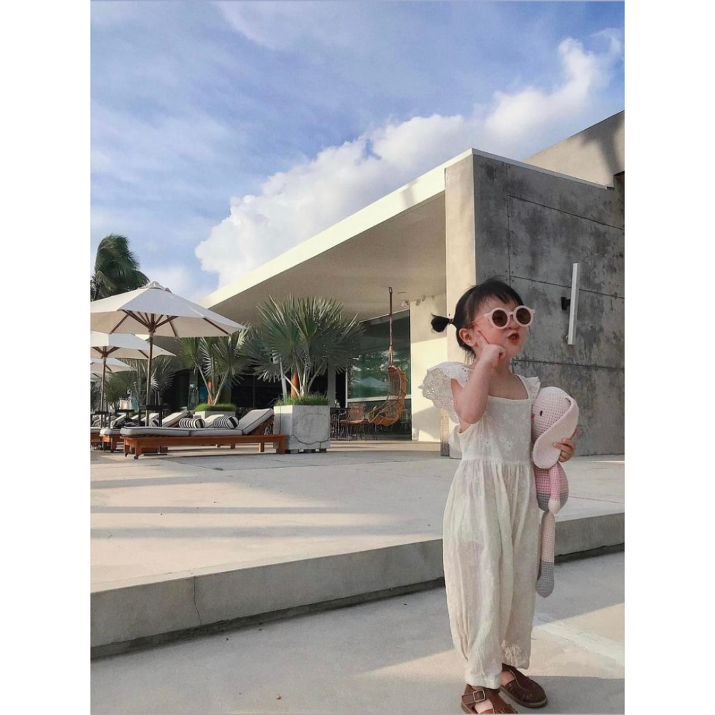 Jum cánh tiên cột nơ sau cho bé V15