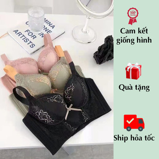 Bra corset cho nữ bản to che gọn mỡ lưng mỡ nách nâng ngực tạo khe ôm đẩy, Áo lót bản to không gọng Lady07