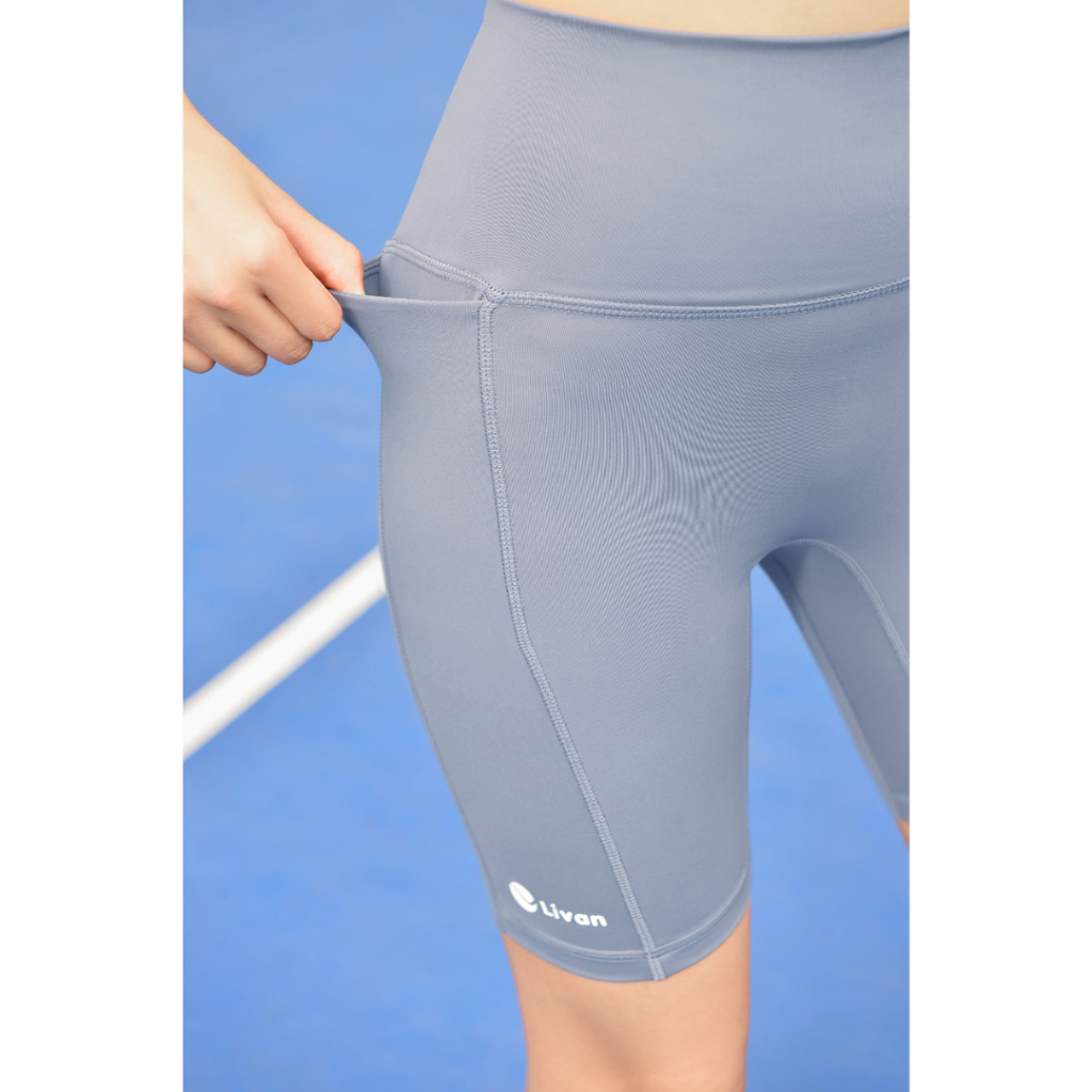 Quần Short Biker Livan Sport Co Giãn Mềm Mịn Thoáng Khí Hỗ Trợ Vận Động