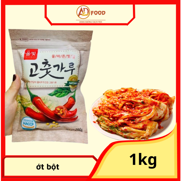 1kg ớt bột hàn quốc loại ngon nhất làm kim chi haecham