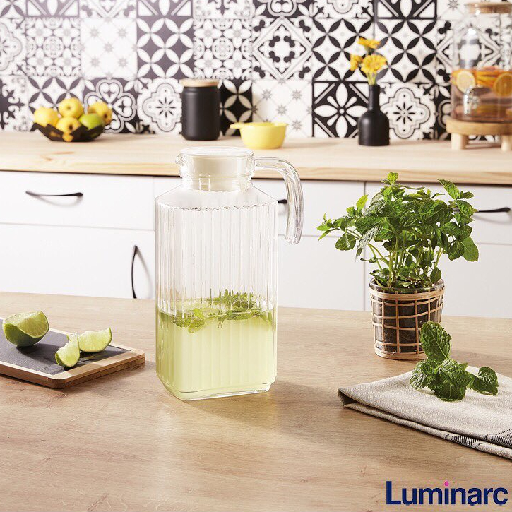 Bình thủy tinh Luminarc Quadro 1.7L - G2668 | Hàng chính hãng