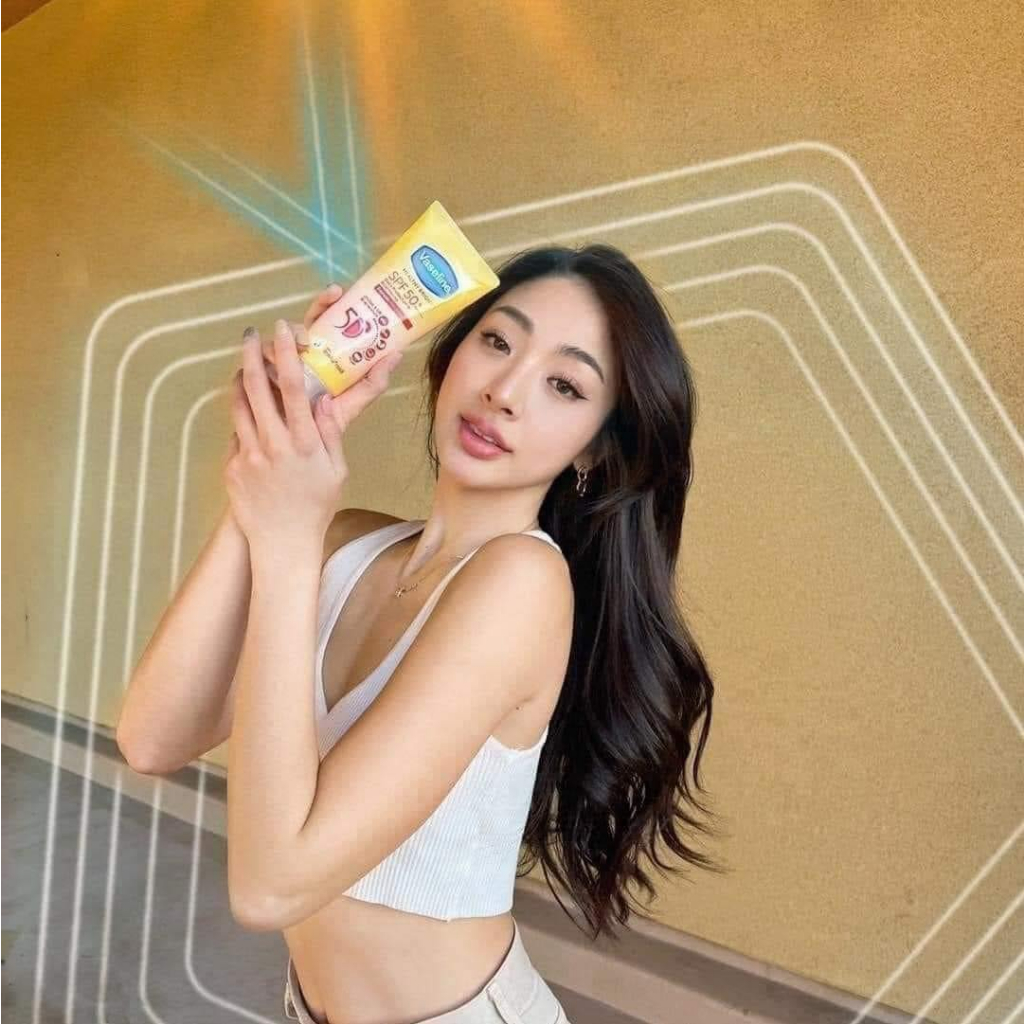 Sữa Chống Nắng Vaseline Healthy Bright Sun + Pollution Protection SPF 50+ PA++++  Dưỡng Trắng Da Cơ Thể 70ml