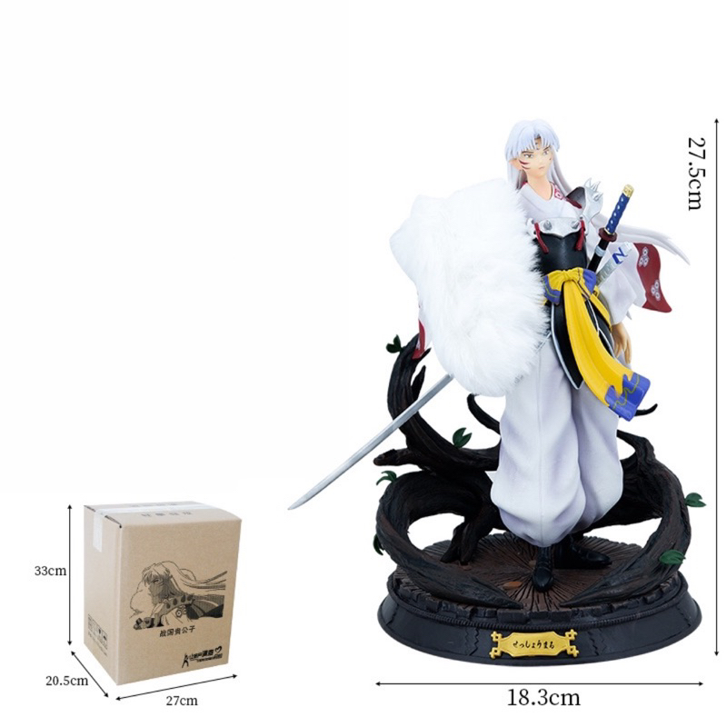 Mô hình Sesshomaru cao 28cm (Mô hình Anime Inuyasha figure)