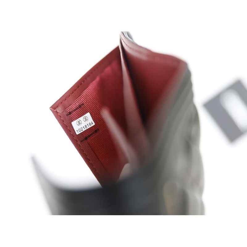 Ví nữ ngắn gập khóa boy da thật khóa mạ vàng giả cổ đẹp dã man fullbox