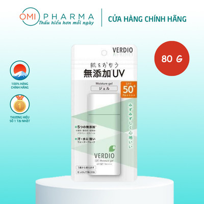 Gel Chống Nắng Dưỡng Ẩm Cho Da Nhạy Cảm Và Cho Trẻ Em Omi Verdio SPF50+ PA++++ (80g)