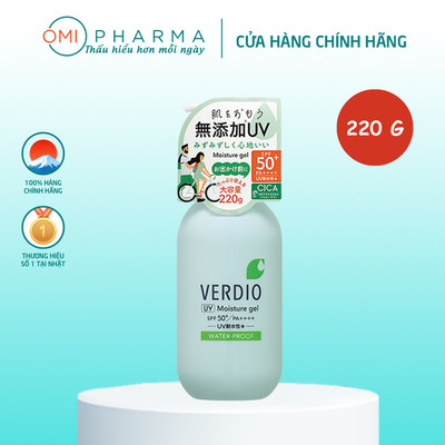 Gel Chống Nắng Dịu Nhẹ Cho Da Nhạy Cảm Và Cho Trẻ Em Omi Verdio SPF50 PA+++ (220g/chai)