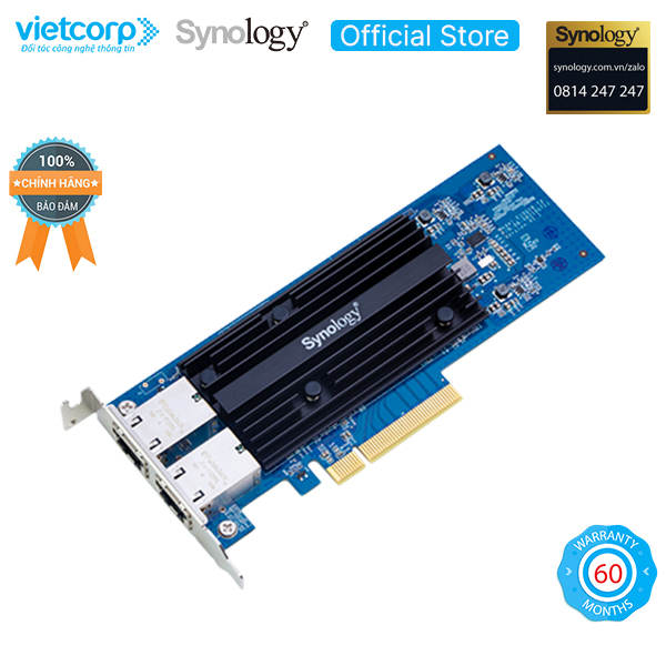 Phụ kiện Card mạng mở rộng NAS Synology E10G18-T2 - Hàng Chính Hãng