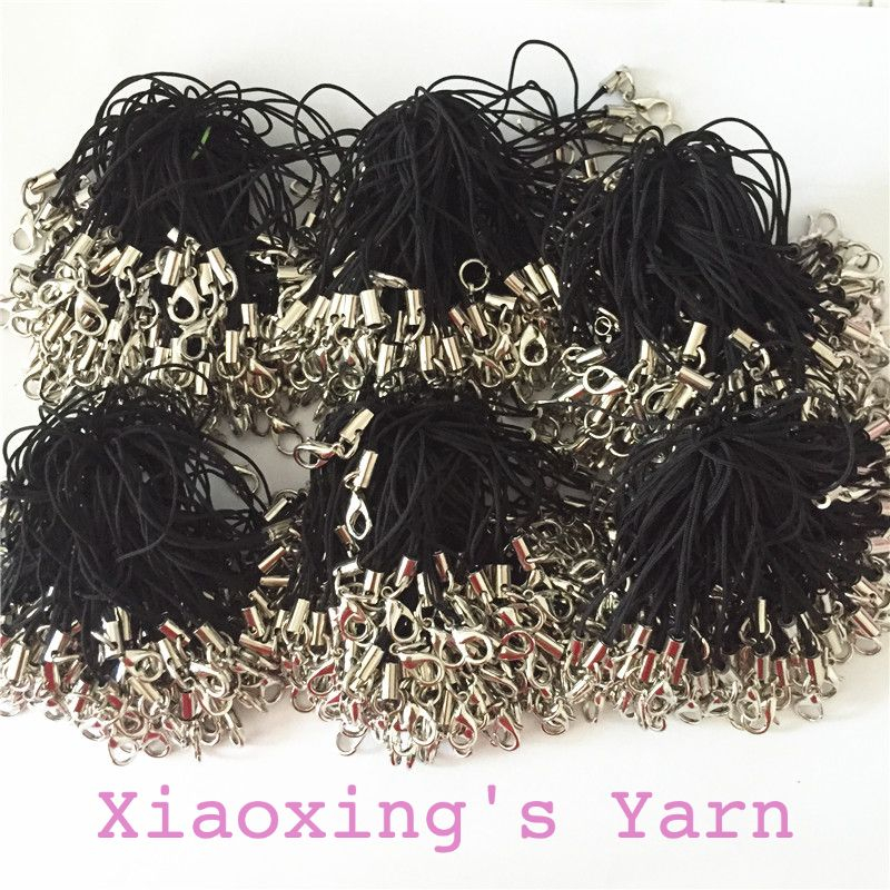 Túi 10 dây treo điện thoại, móc khoá nhiều màu có kèm càng cua làm đồ thủ công handmade | Xiaoxing's Yarn