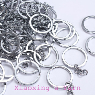  Túi 10 móc khoá khoen tròn cao cấp làm thủ công DIY gắn thú bông treo chìa khoá đan móc len | Xiaoxing's Yarn 