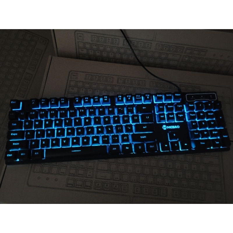 Bàn Phím Cơ máy tính có LED, loại USB Blue Switch, Chơi Game hoặc Dùng Văn Phòng Cực Đã