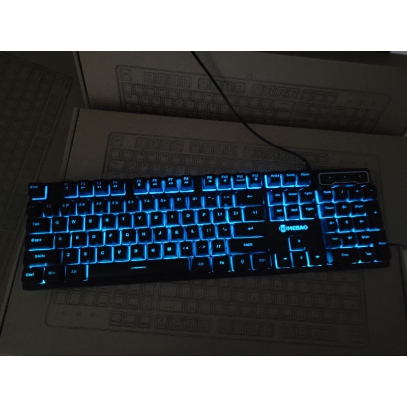 Bàn Phím Cơ máy tính có LED, loại USB Blue Switch, Chơi Game hoặc Dùng Văn Phòng Cực Đã